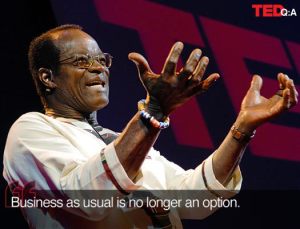 George Ayittey with a quote from the TEDBlog Q&A. From http://blog.ted.com/ayittey_on_dead_aid/